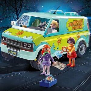 Playmobil Scooby Doo Mystery Machine Van Box ULTRA RARE INTERNATIONAL BOX 70 PCS